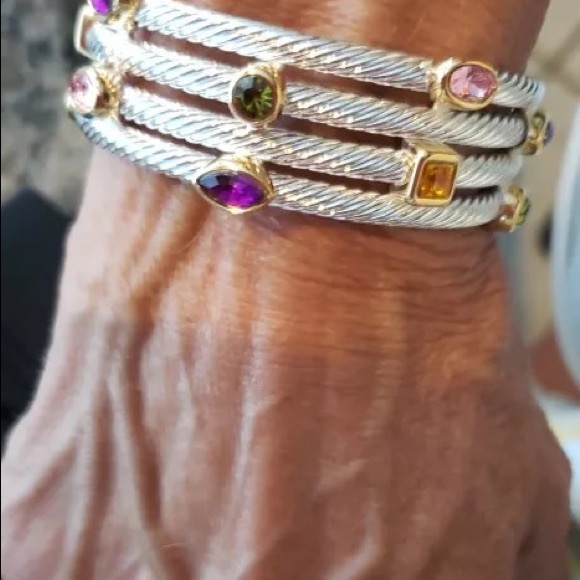 Gemstone Cable Cuff - Picture 9 of 11